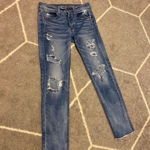 American Eagle distressed jeans